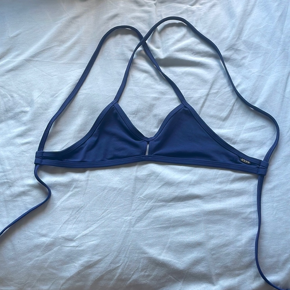 XS Jolyn Vent Bikini Top Cross Back!